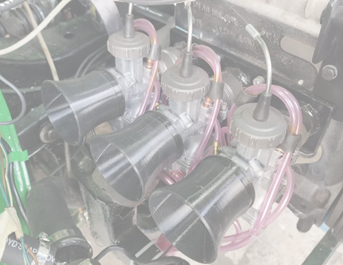 IPNG Vortex velocity stacks for SU Weber and Dellorto carburettors