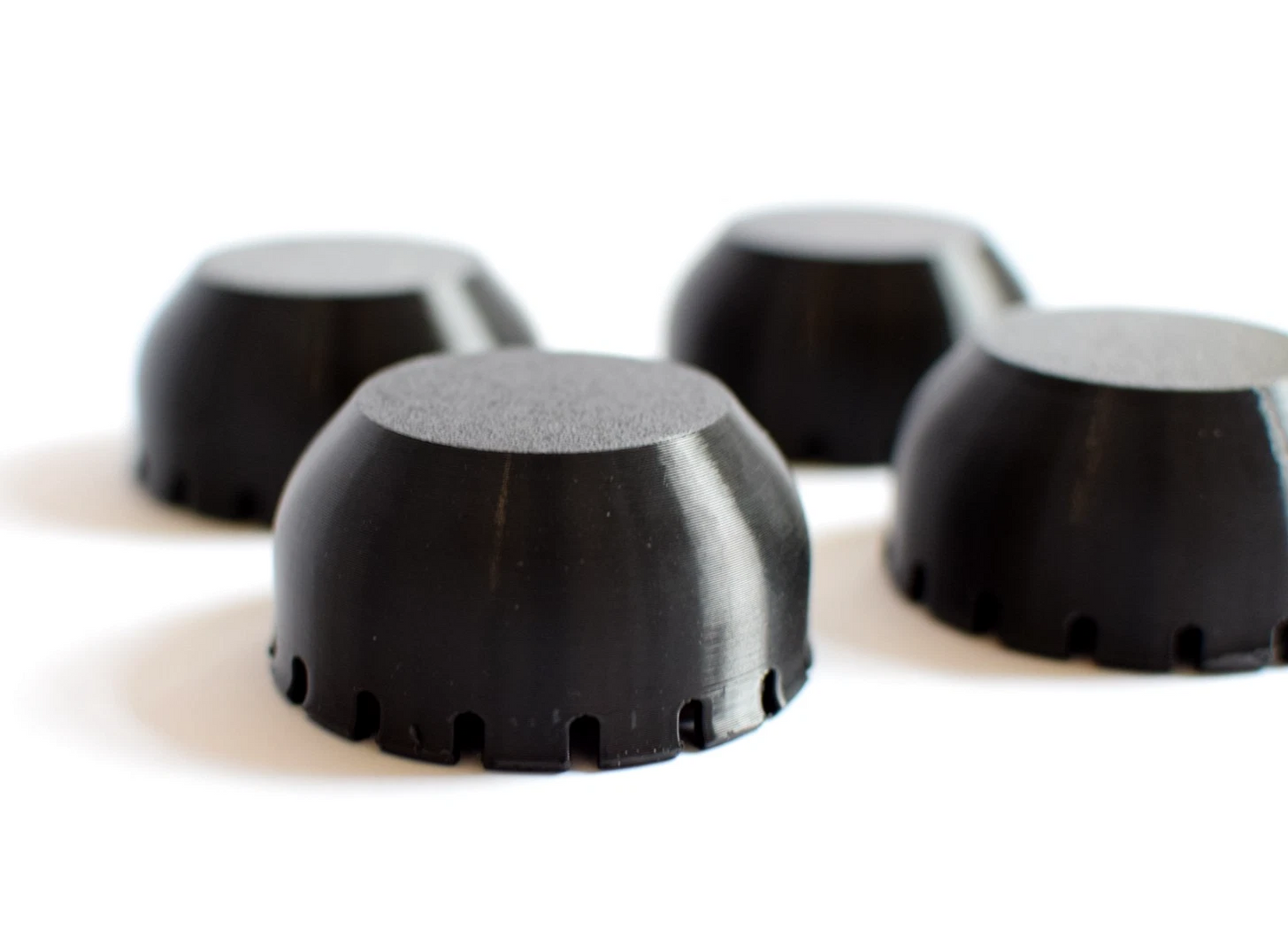 Classic Mini 10" steel wheel centre cap blanks x4 – alternate view 5