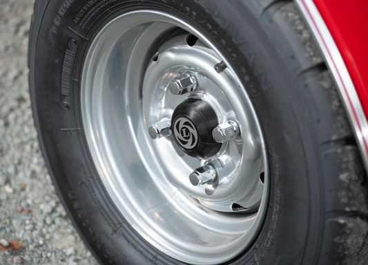 Classic Mini 10" steel wheel centre cap blanks x4 – alternate view 2