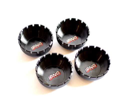Classic Mini 10" steel wheel centre cap blanks x4