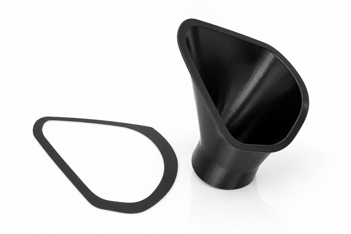 Honda Civic EP2 facelift right headlamp air intake scoop – photo 6