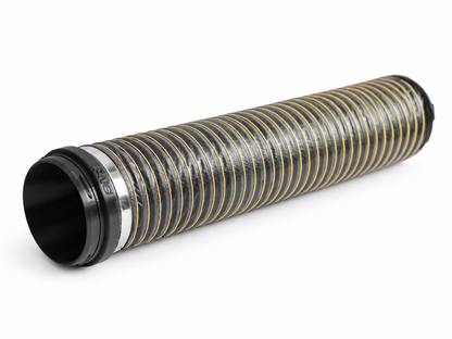Classic Mini EAM7437 right-hand fresh air intake heater pipe with adaptor