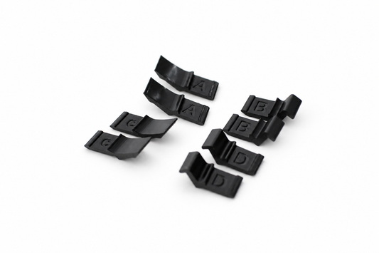 Full set of VW Lupo GTI tow eye cover clips for IPNG covers