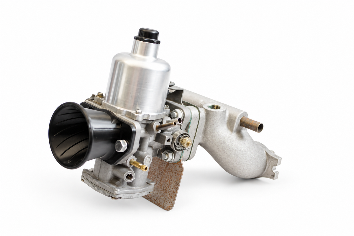 SU HS2 carburettor fitted with IPNG 1.5 inch Vortex velocity stack