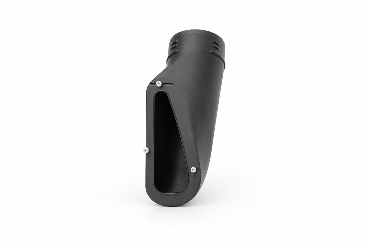 Classic Mini CZH1318 left-hand fresh air intake duct – upright view