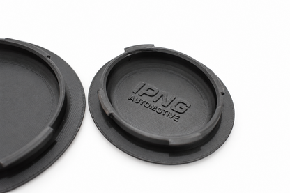 IPNG Automotive branding and retaining clips on Mini Clubman fresh air blanking plate