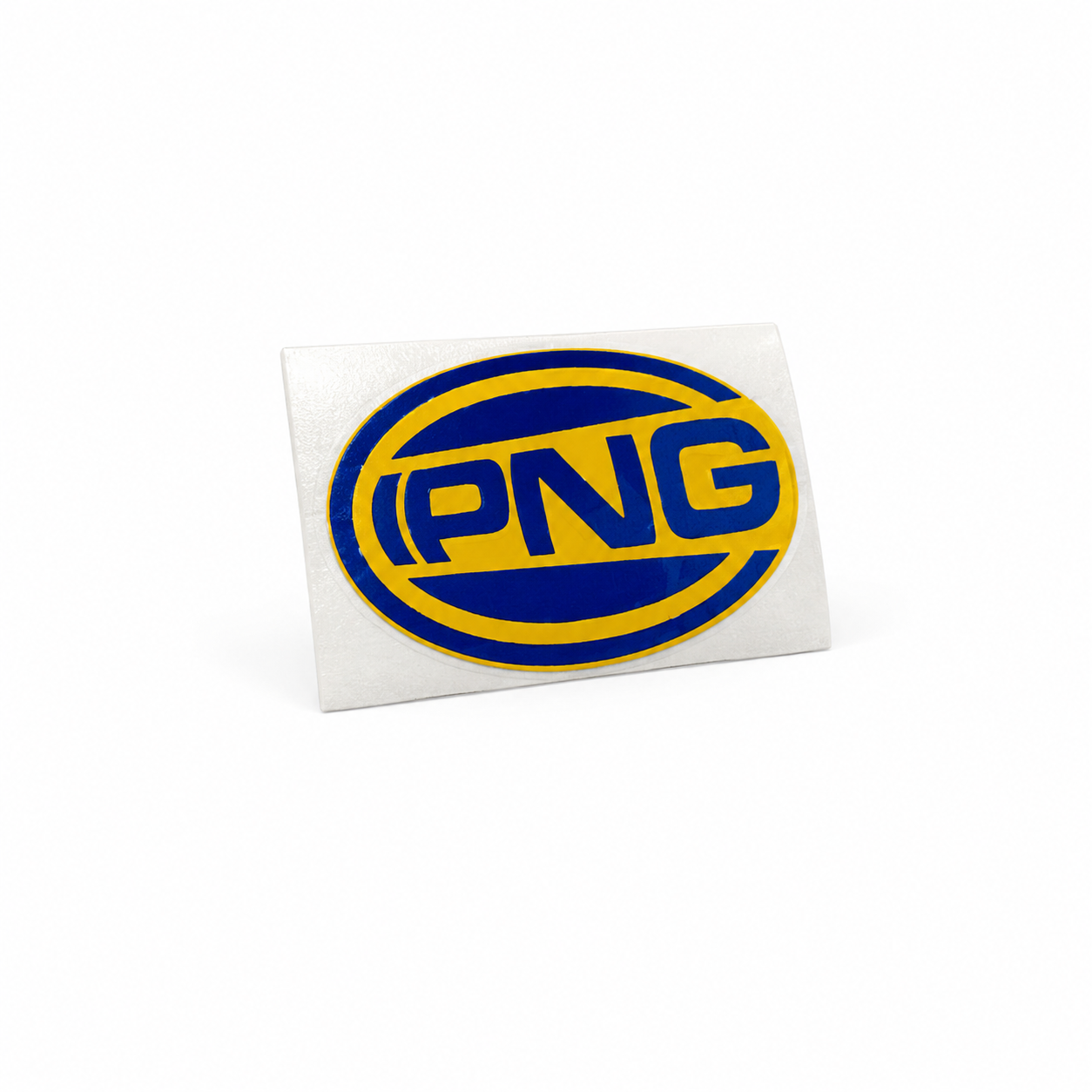 IPNG blue/yellow vintage style decal 4 inch