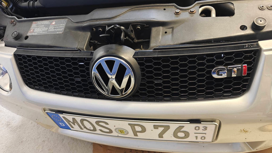 IPNG VW Lupo GTI honeycomb front grille installed on customer car